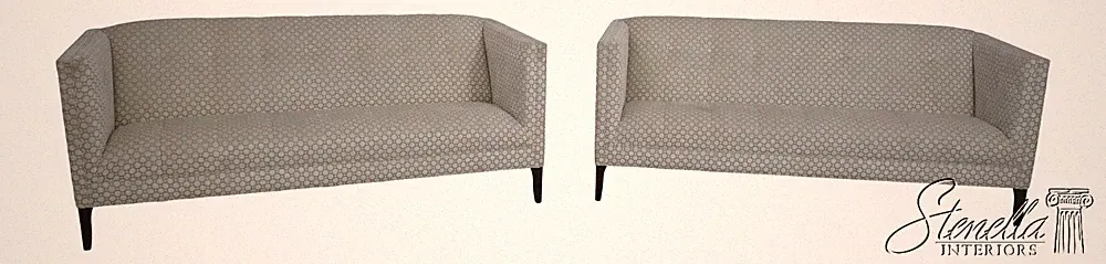 65346EC: Pair STICKLEY Modern Design Upholstered Sofas