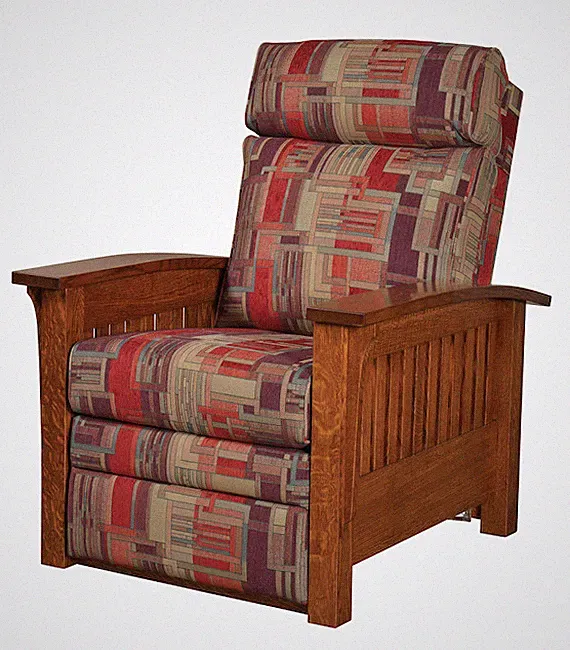 Mission Arts and Crafts | Stickley Style | Prairie Spindle | Mission Recliner